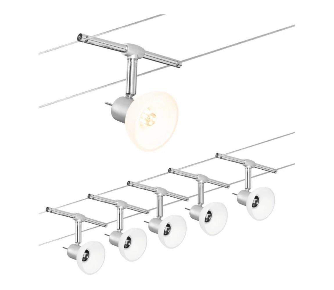 Paulmann Paulmann 94136 - SADA 5xGU5,3/10W Bodové svietidlo SHEELA 230V lesklý chróm 
