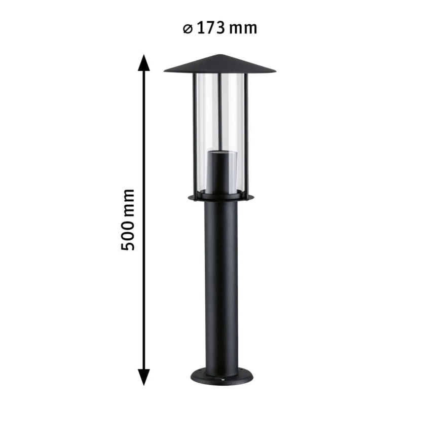 Paulmann 94737 - LED 1xE27/4,3W IP44 Vonkajšia lampa CLASSIC 230V