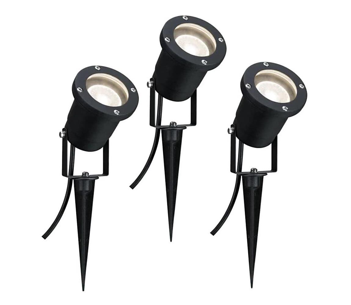 Paulmann Paulmann 98897 - SADA 3xLED GU10/3,5W IP65 Vonkajšia lampa 230V 