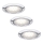 Paulmann 99814 - SET 3x LED Podhľadové svietidlo MICRO LINE LED/1W/230V/12V