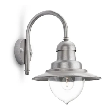 Philips 01652/52/PN - Vonkajšie nástenné svietidlo MYGARDEN RAINDROP 1xE27/60W/230V IP44