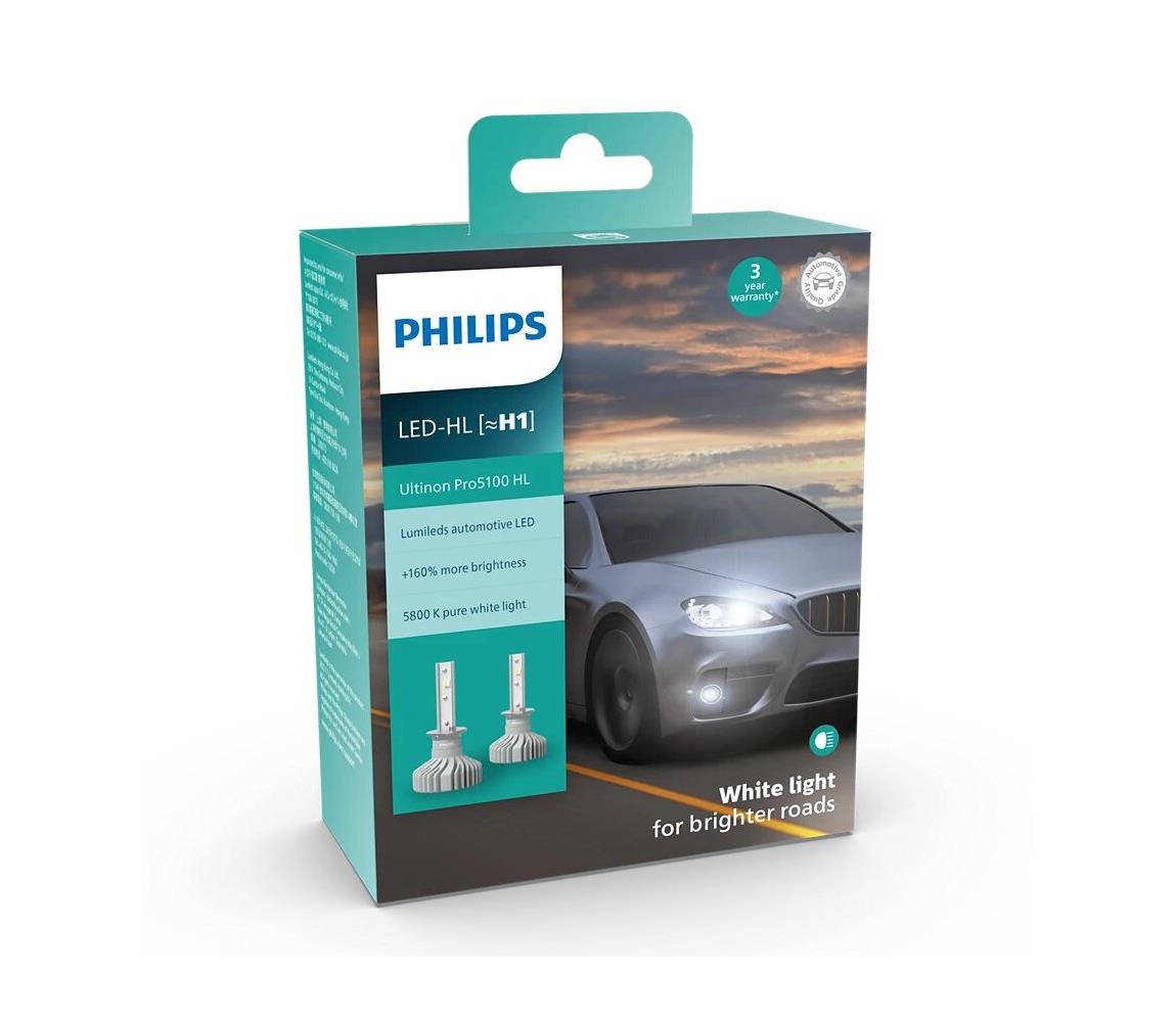 Philips Philips 11258U51X2 -SADA 2x LED Autožiarovka Ultinon Pro5100 H1 P14,5s/12W/12/24V 