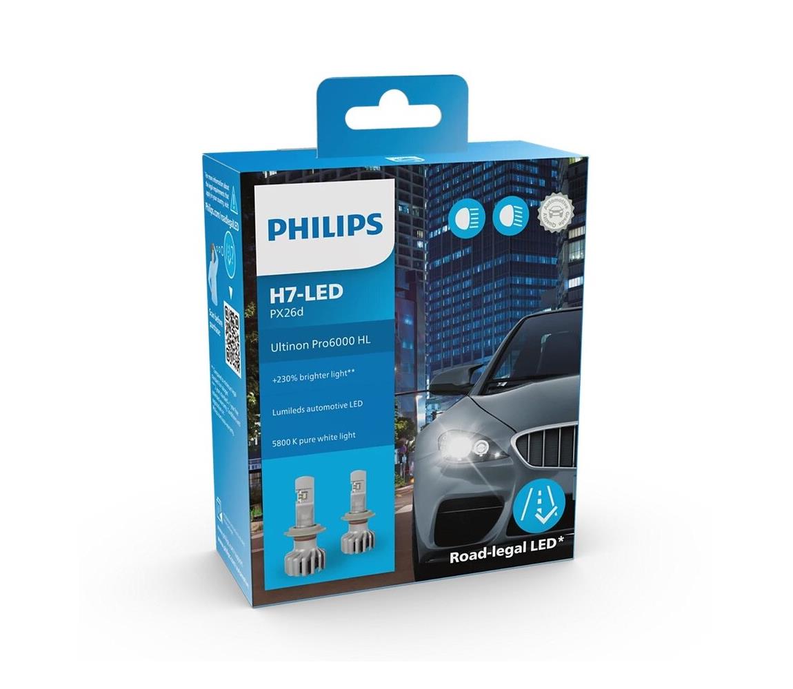 Philips Philips 11972U6000X2 - SADA 2x LED Autožiarovka Ultinon Pro6000 H7 PX426d/18W/12V 