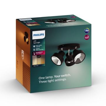 Philips 50603/30/P0 - LED Stmievateľné bodové svietidlo BUKKO 3xLED/4,3W/230V