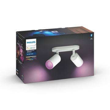 Philips 50632/31/P7 - LED Bodové svietidlo HUE FUGATO 2xGU10/5,7W/230V