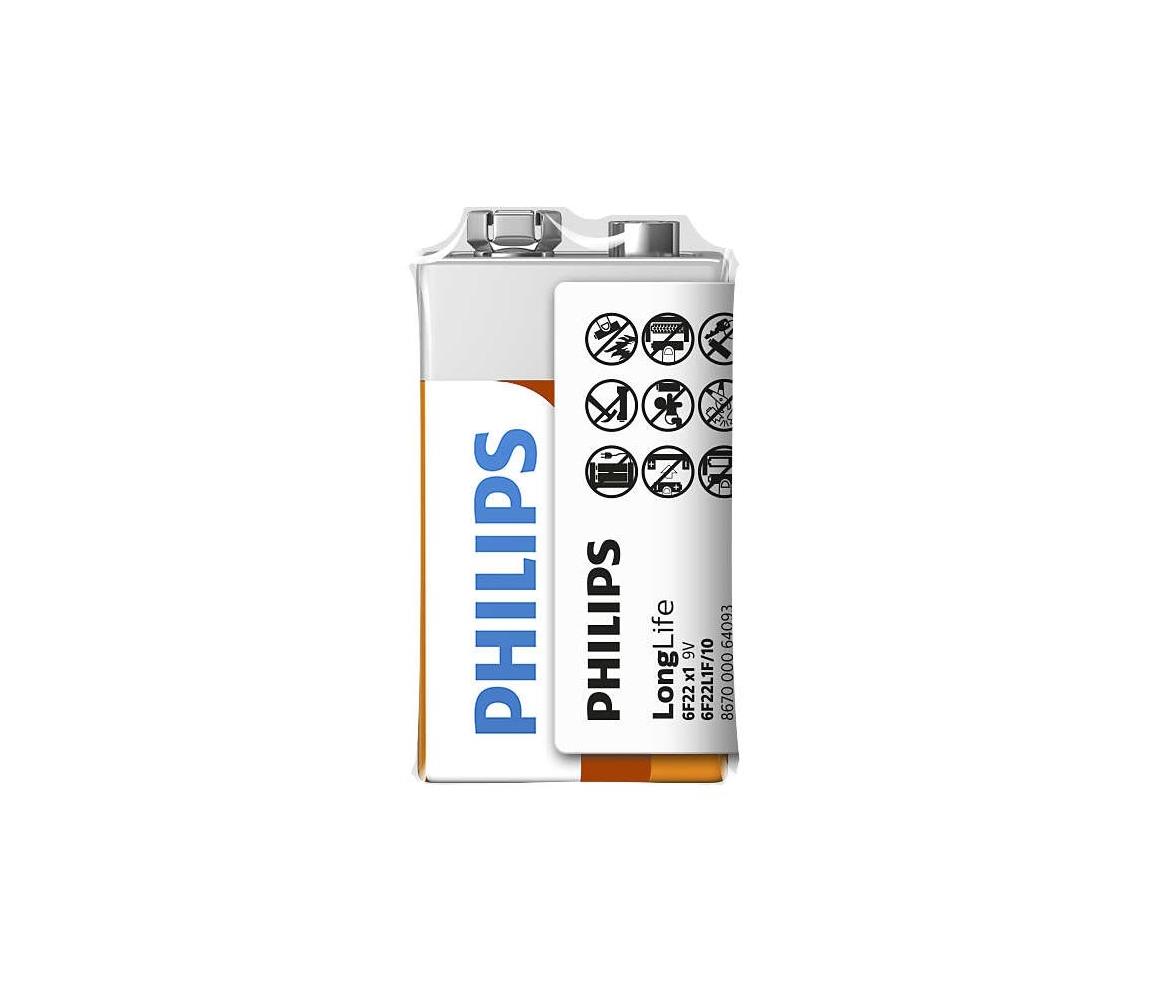 Batéria Philips LongLife 9V 150mAh 1ks