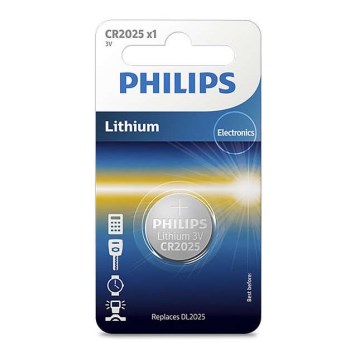 Philips CR2025/01B - Lithiová batéria CR2025 MINICELLS 3V 165mAh