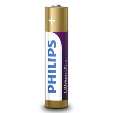 Philips FR03LB4A/10 - 4 ks Lithiová batéria AAA LITHIUM ULTRA 1,5V 800mAh