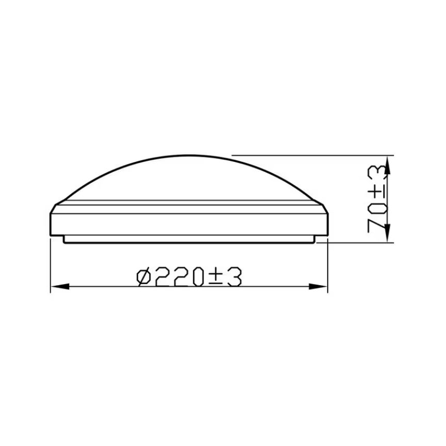 Philips - LED Kúpeľňové stropné svietidlo LED/6W/230V 2700K IP44