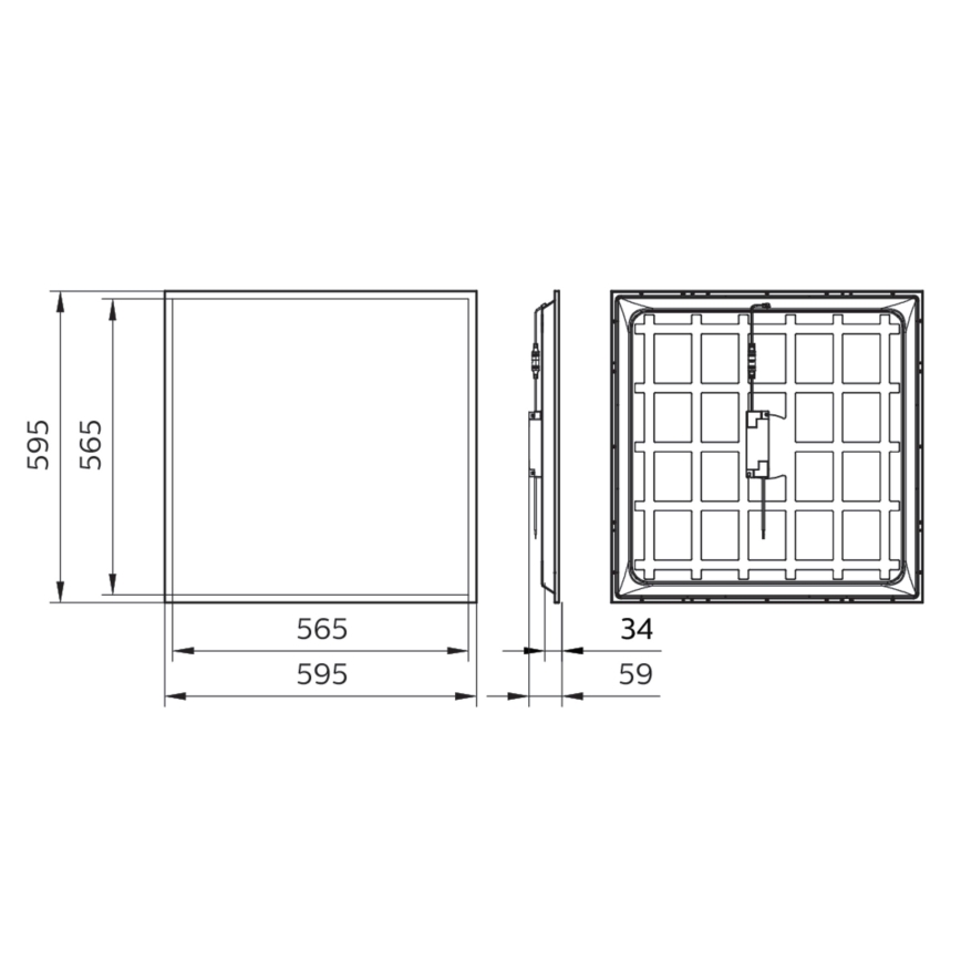 Philips - LED Podhľadový panel LED/34W/230V 4000K UGR&lt;22 IP40