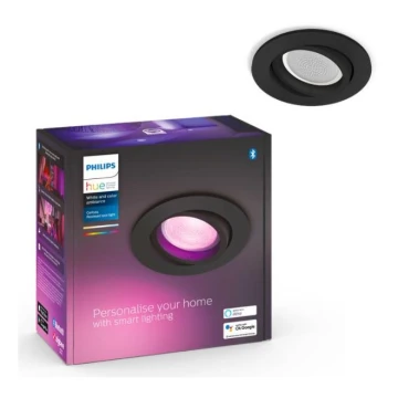 Philips - LED RGB Stmievateľné podhľadové svietidlo Hue CENTURA 1xGU10/5,7W/230V 2000-6500