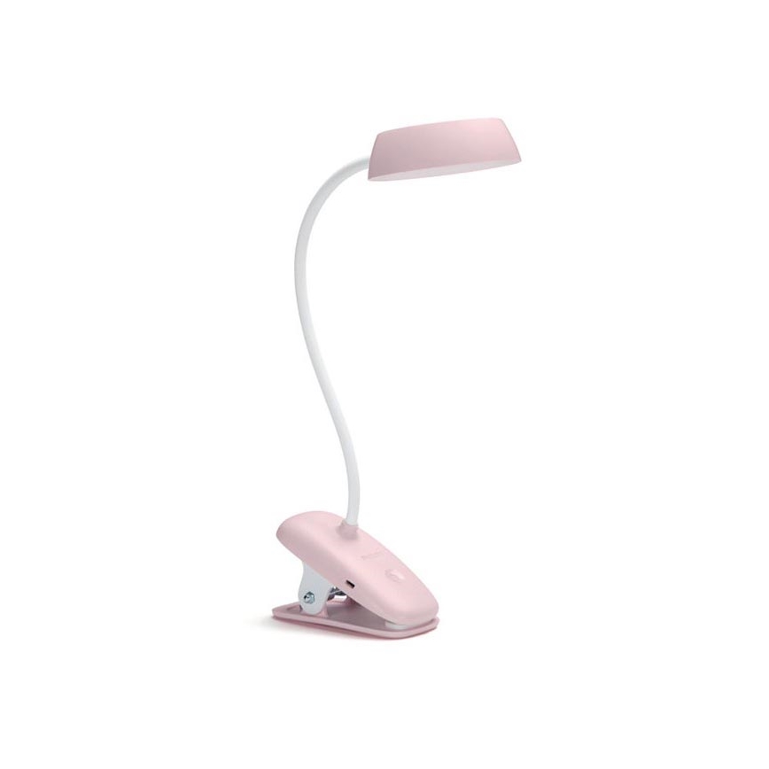 Philips - LED Stmievateľná lampa s klipom DONUTCLIP LED/3W/5V CRI 90 růžová