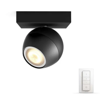 Philips - LED Stmievateľné bodové svietidlo Hue BUCKRAM 1xGU10/5,5W + diaľkové ovládanie