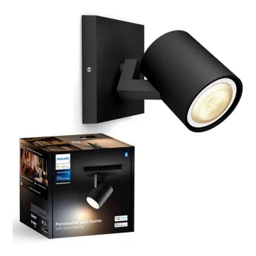 Philips - LED Stmievateľné bodové svietidlo Hue RUNNER 1xGU10/4,2W/230V 2200-6500K čierna