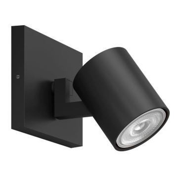 Philips - LED Stmievateľné bodové svietidlo Hue RUNNER 1xGU10/4,2W/230V 2200-6500K čierna