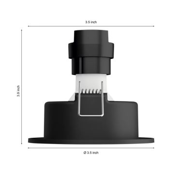 Philips - LED Stmievateľné podhľadové svietidlo Hue MILLISKIN 1xGU10/4,2W/230V 2200-6500K biela