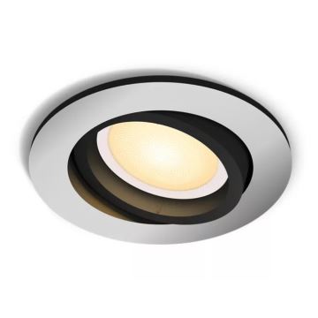 Philips - LED Stmievateľné podhľadové svietidlo Hue MILLISKIN 1xGU10/4,2W/230V 2200-6500K