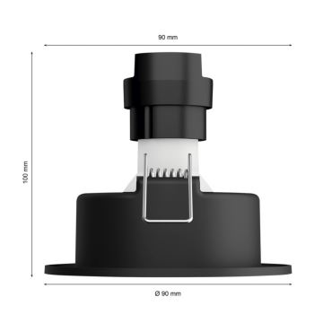 Philips - LED Stmievateľné podhľadové svietidlo Hue MILLISKIN 1xGU10/4,2W/230V 2200-6500K