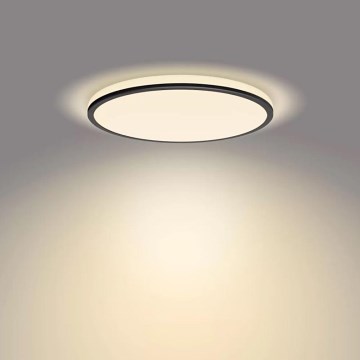 Philips - LED Stmievateľné stropné svietidlo SCENE SWITCH LED/18W/230V pr. 30 cm 2700K čierna