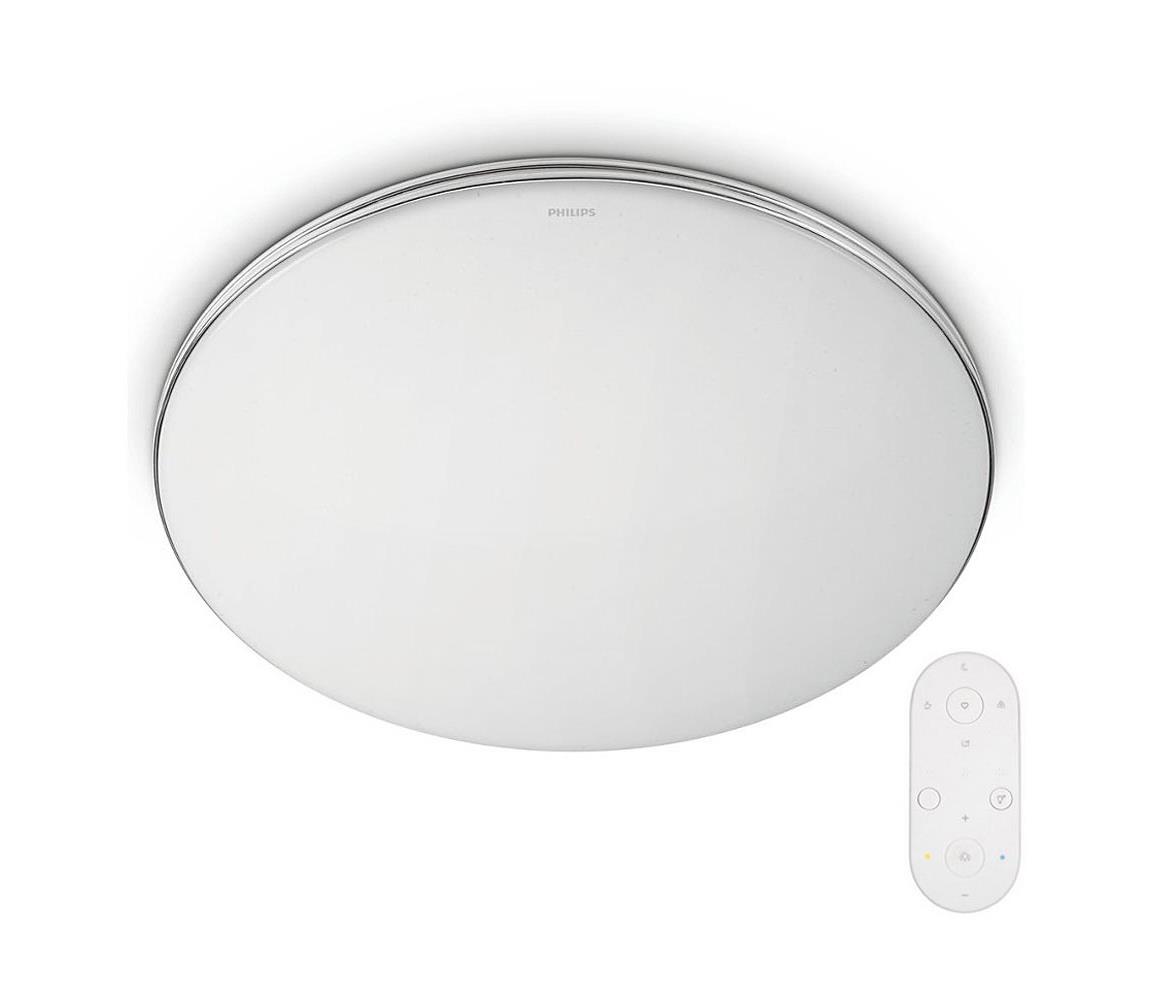 Obrázok Philips 8718699750619 LED stropné svietidlo Toba 1x23W | 2800lm | 2700-6500K - diaľkový ovládač, biela