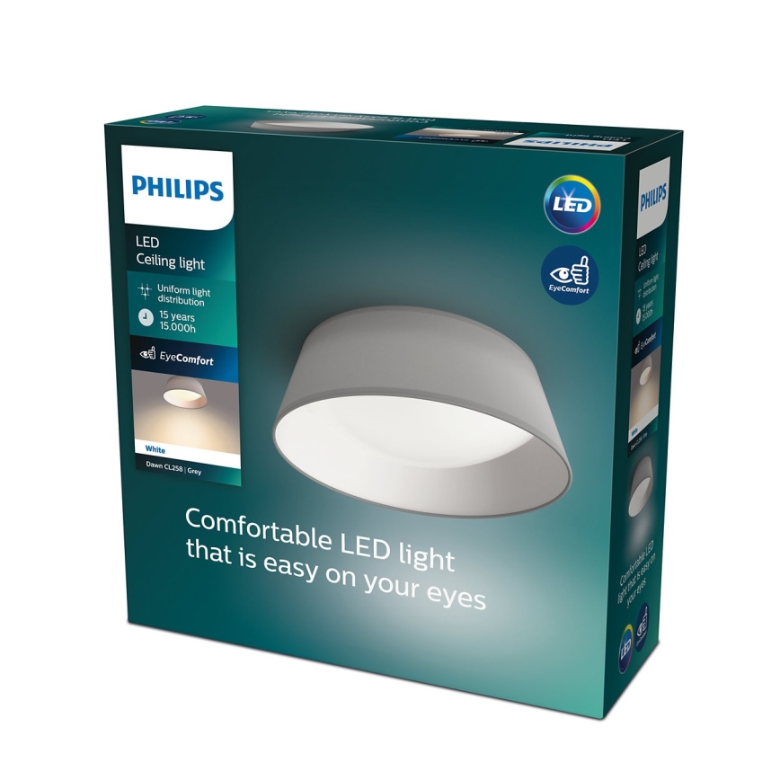 Philips - LED Stropné svietidlo LED/14W/230V šedá