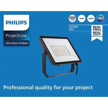 Philips - LED Vonkajší reflektor PROJECTLINE LED/100W/230V IP65 3000K