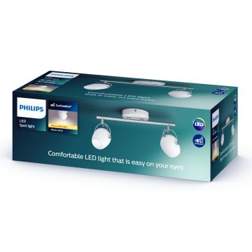 Philips Lirio 57032/31/P0 - LED Bodové svietidlo PLANET 2xLED/4,2W/230V