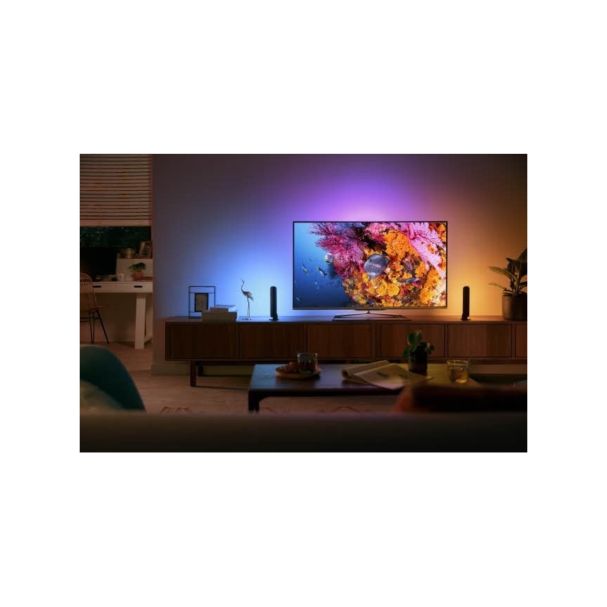 Philips 78203/30/E7 - LED RGB Stmievateľná stolná lampa HUE WHITE AND COLOR AMBIANCE LED/6W/230V