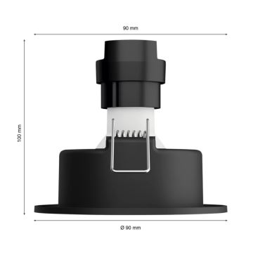 Philips - SADA 3x LED Stmievateľné podhľadové svietidlo Hue MILLISKIN 1xGU10/4,2W/230 2200-6500K