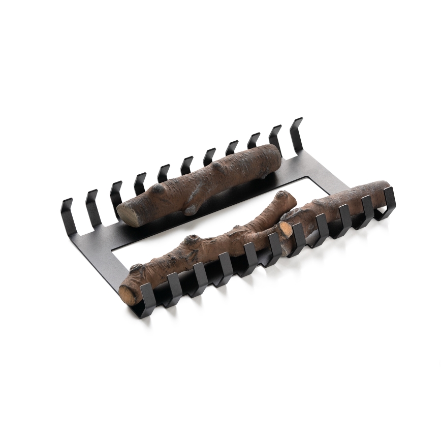 Planika - Vstavaný BIO krb na diaľkové ovládanie 19,1x38 cm 2,5kW/230V čierna