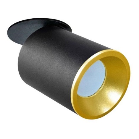 Podhľadové bodové svietidlo PALLAS 1xGU10/10W/230V čierna/zlatá
