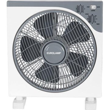 Podlahový ventilátor 45W/230V pr. 37 cm biela/šedá