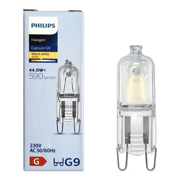 Priemyselná žiarovka Philips G9/44W/230V 2800K