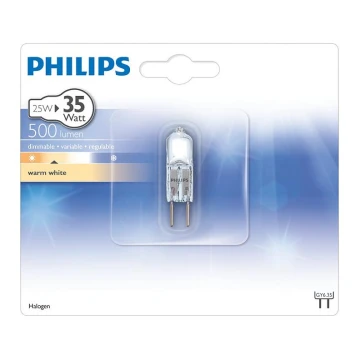 Priemyselná žiarovka Philips HALOGEN GY6,35/25W/12V 3000K