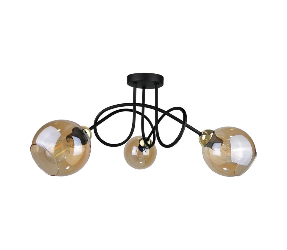 Keter Lighting Prisadený luster VENUS GOLD 3xE27/60W/230V 