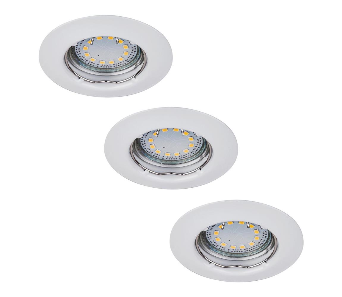 Rabalux Rabalux 1046 - SADA 3xLED Podhľadové svietidlo LITE 3xGU10-LED/3W/230V 