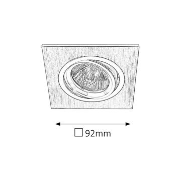 Rabalux - Podhĺadové svietidlo 1xGU5,3/50W/12V