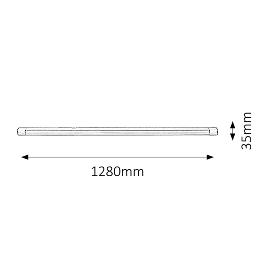 Rabalux - Podlinkové svietidlo 1xG13/36W/230V 128 cm