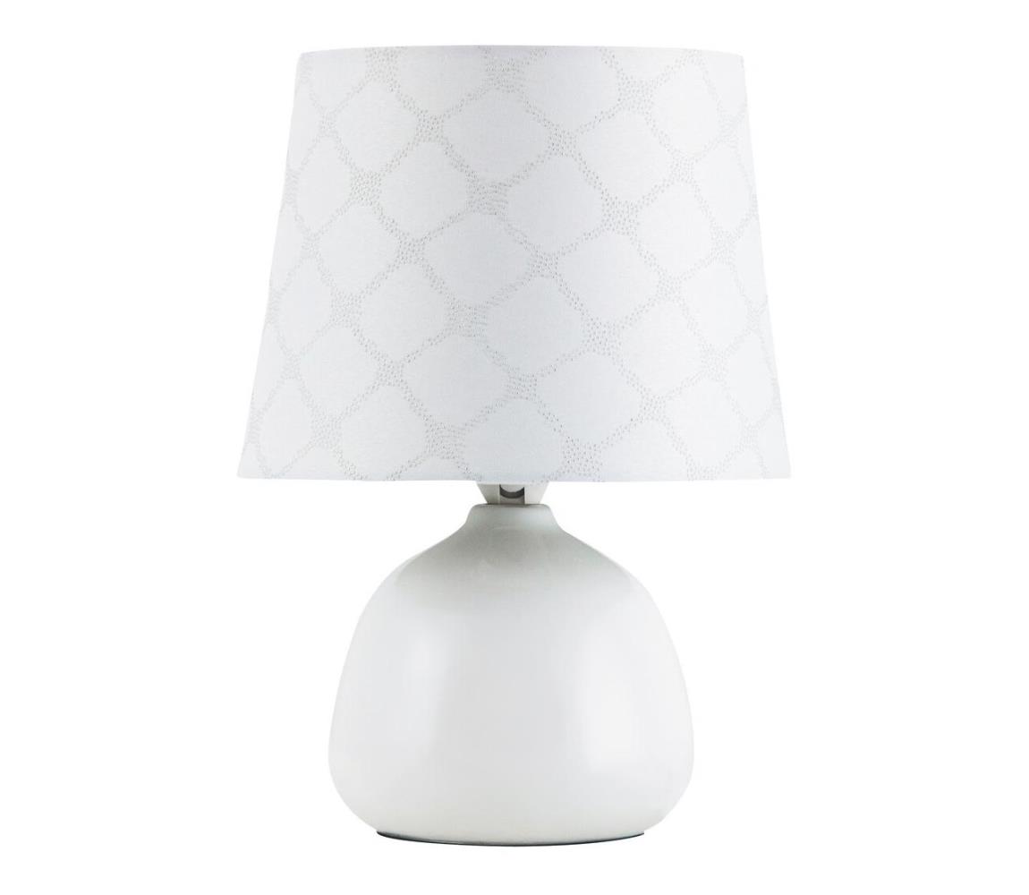 Rabalux 4379 - Stolná lampa ELLIE E14/40W biela