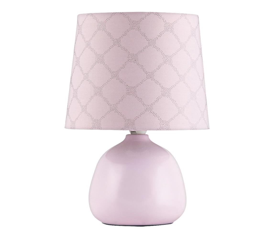 Rabalux 4384 - Stolná lampa ELLIE E14/40W ružová