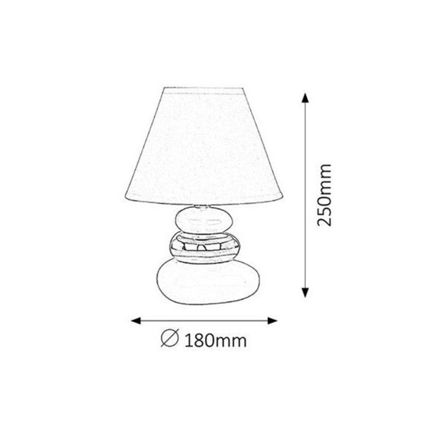 Rabalux - Stolná lampa 1xE14/40W/230V