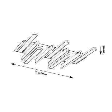 Rabalux - LED Stropné svietidlo LED/46W/230V 3000/4000K