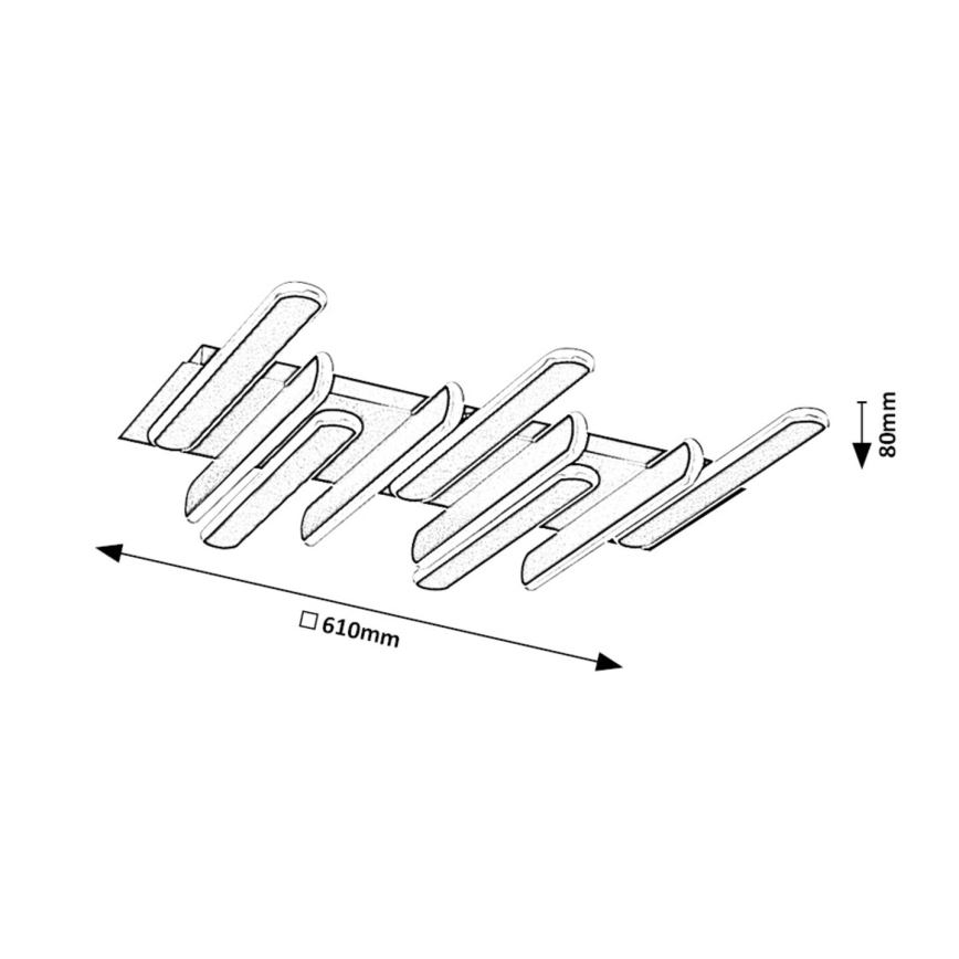 Rabalux - LED Stropné svietidlo LED/46W/230V 3000/4000K