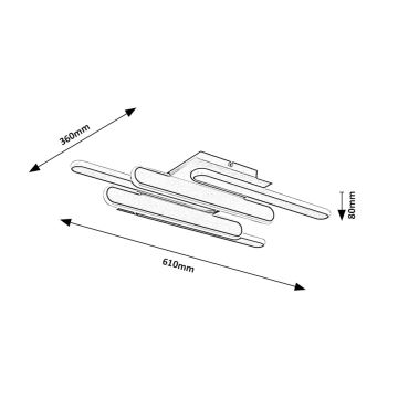 Rabalux - LED Stropné svietidlo LED/36W/230V 3000/4000K