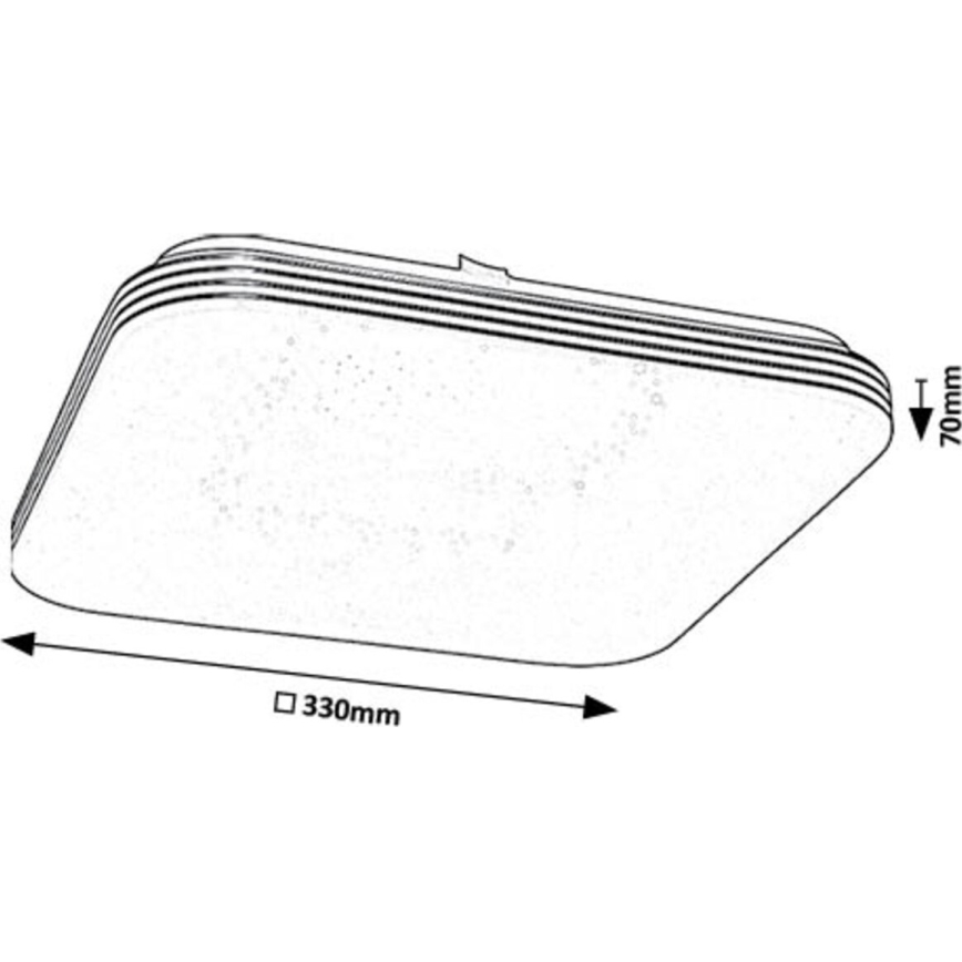 Rabalux - LED Stropné svietidlo LED/18W/230V 4000K 33x33 cm