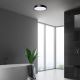 Rabalux - LED Kúpeľňové stropné svietidlo LED/36W/230V IP44 4000K pr. 35 cm čierna