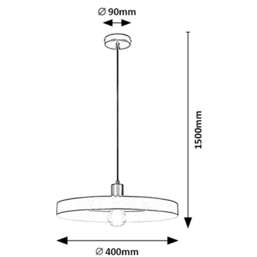 Rabalux - Luster na lanku 1xE27/40W/230V