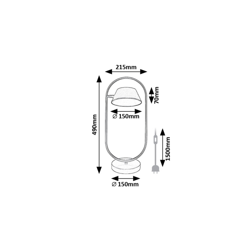 Rabalux - LED Stolná lampa LED/6W/230V 3000K