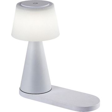 Rabalux - LED Stmievateľná nabíjacia stolná lampa s bezdrôtovým nabíjaním LED/5W/5V 3000/4000/5000K