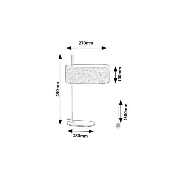 Rabalux - Stolná lampa 1xE14/40W/230V